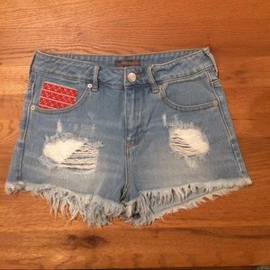 Kendall and Kylie denim shorts